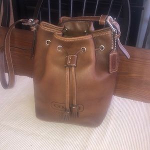 Leather Coach bag